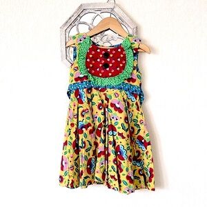 Jelly the Pug • Bright Floral Party Dress